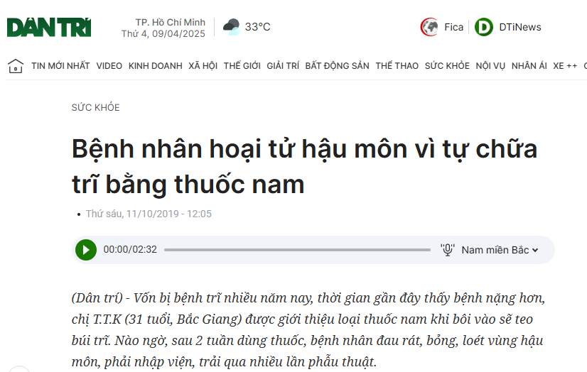 Tìm kiếm cách chữa trĩ ngoại mới nhất – Hiệu quả nhanh chóng, không lo biến chứng!