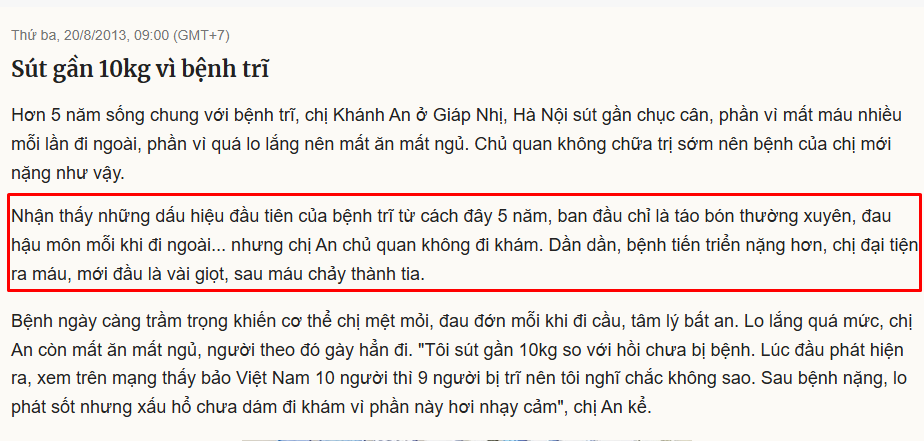 Bệnh trĩ ngoại không chữa có sao không? Kết cục khiến ai cũng giật mình
