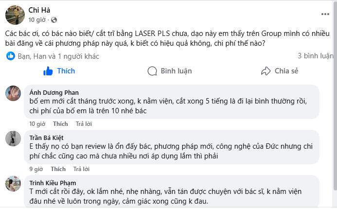 Review công nghệ cắt trĩ bằng Laser PLS II thế hệ mới từ Đức: Xu hướng điều trị trĩ hiệu quả, không đau đang được quan tâm